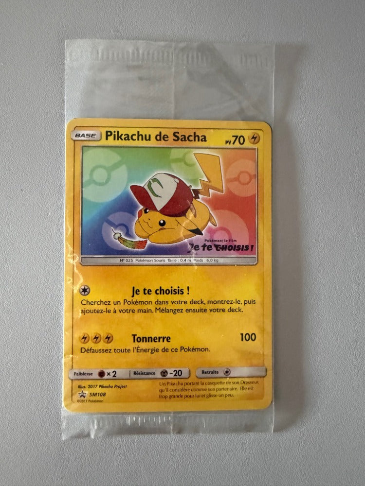 [CARTE] Pikachu de Sacha SM108 [FR] Cards-island