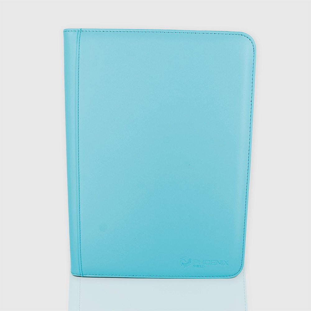 Zip Album Deluxe Turquoise Blue 360 Cartes Cards-island