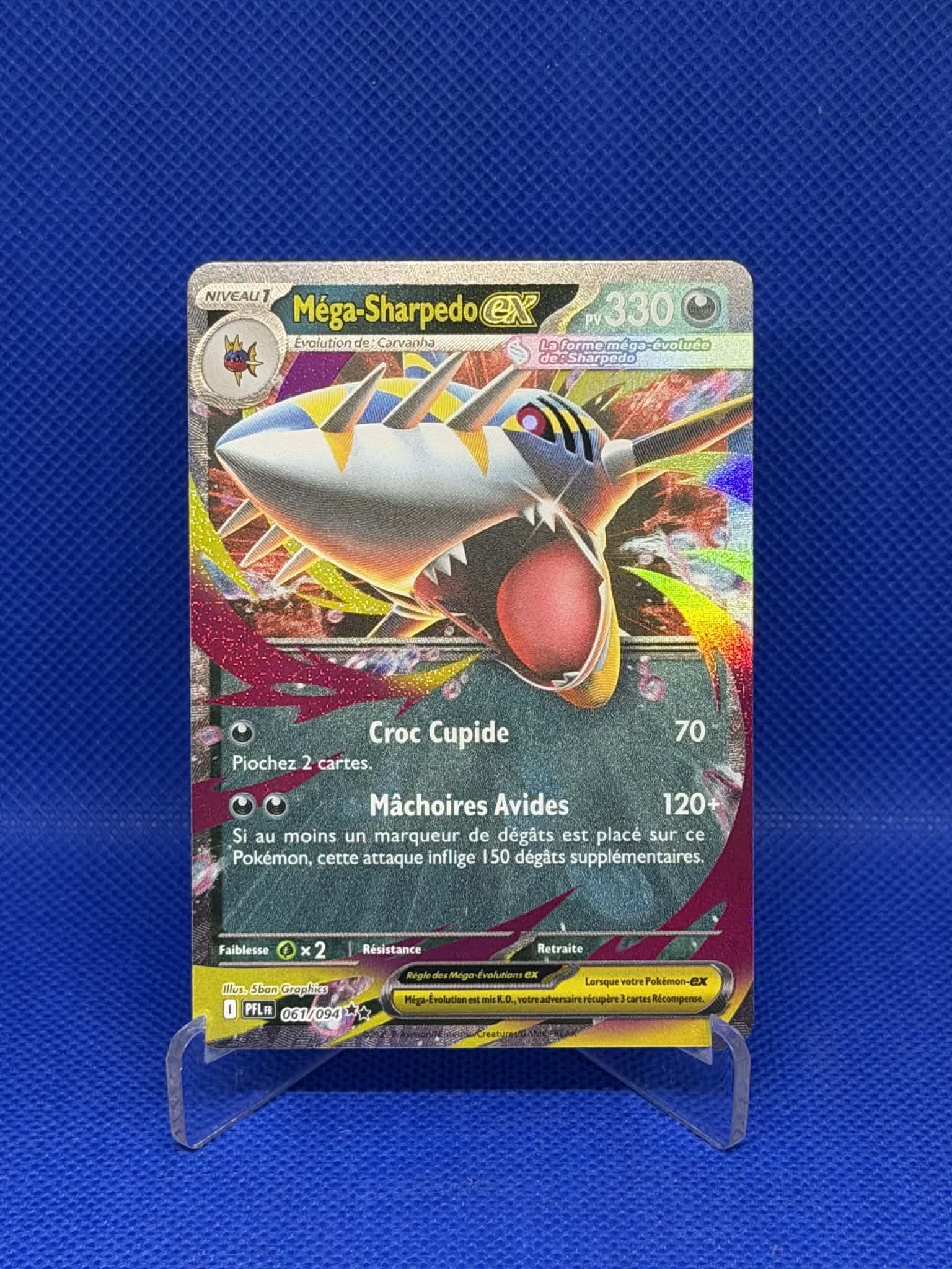 [CARTE] Méga-Sharpedo EX ME2 [FR] Cards-island