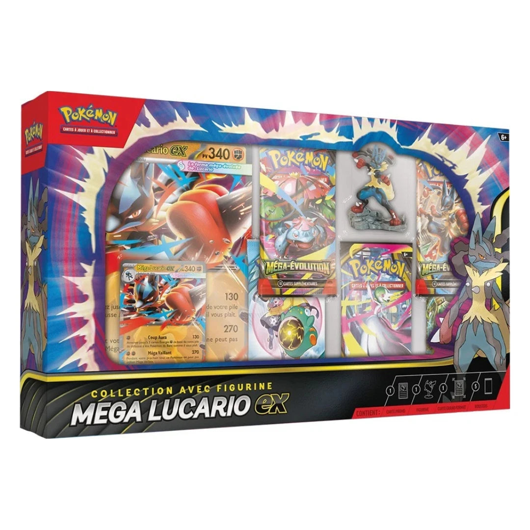 [SCELLE] Coffret collection Premium Figurine Méga Lucario Ex  [FR] Cards-island