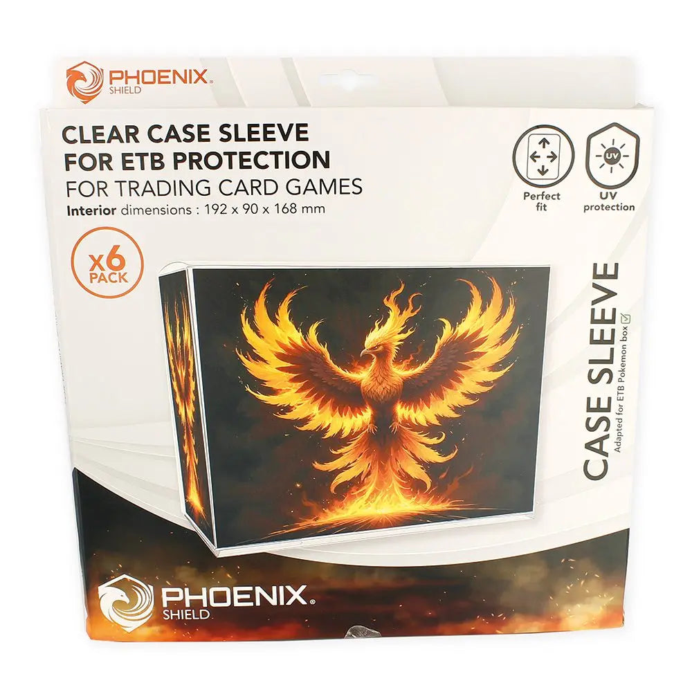 Protection Souple ETB x6 - Phoenix Shield Cards-island